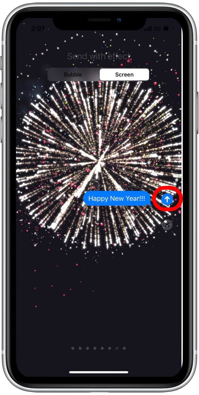 Comment envoyer des feux d'artifice étape 10 - Envoyer