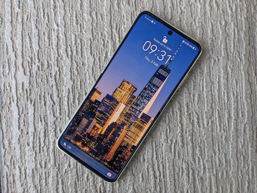 Écran entièrement étendu du Huawei P50 Pocket