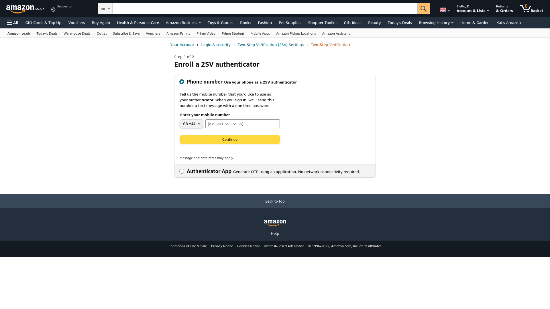 1644281813 198 Comment activer lauthentification a deux facteurs sur Amazon