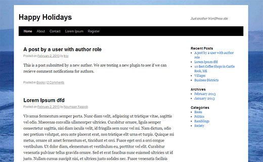 Ajouter une image d'arrière-plan plein écran dans WordPress Ajouter une image d'arrière-plan plein écran dans WordPress