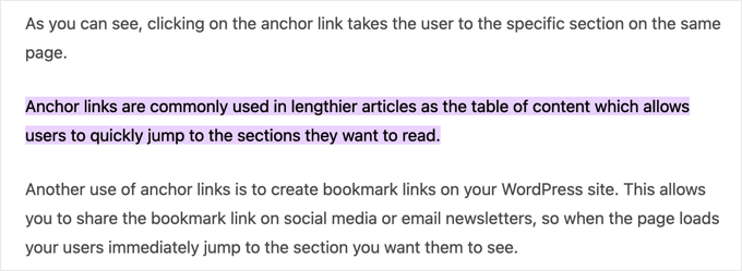 référencechromelinkpreview Lien vers un aperçu de fragment de texte dans Chrome