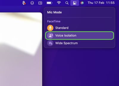 isolation vocale facetime mac3