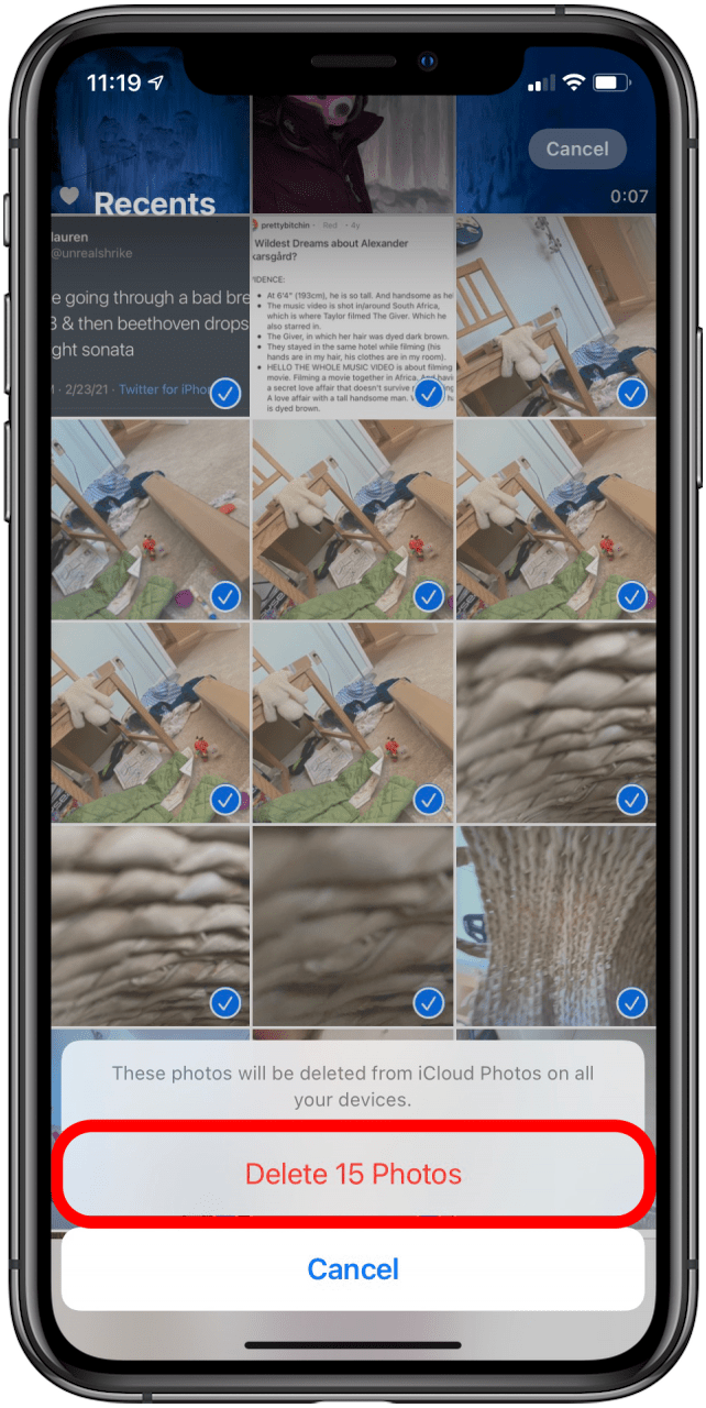 1645211799 838 Comment supprimer plusieurs photos sur iPhone mise a jour 2022