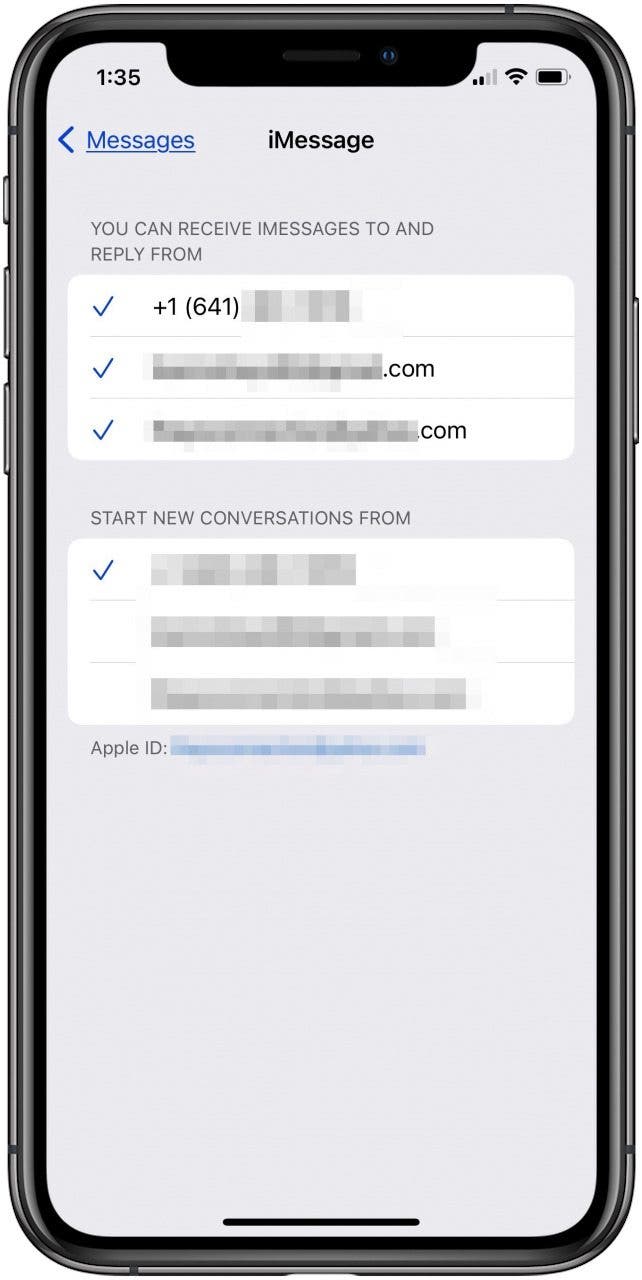 assurez-vous que l'identifiant Apple et le numéro de téléphone sont vérifiés