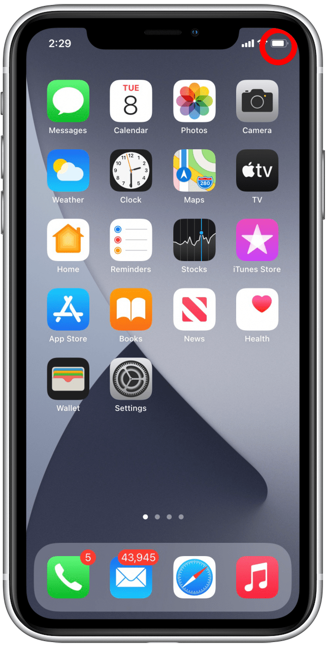 est-ce que mon iPhone est en charge