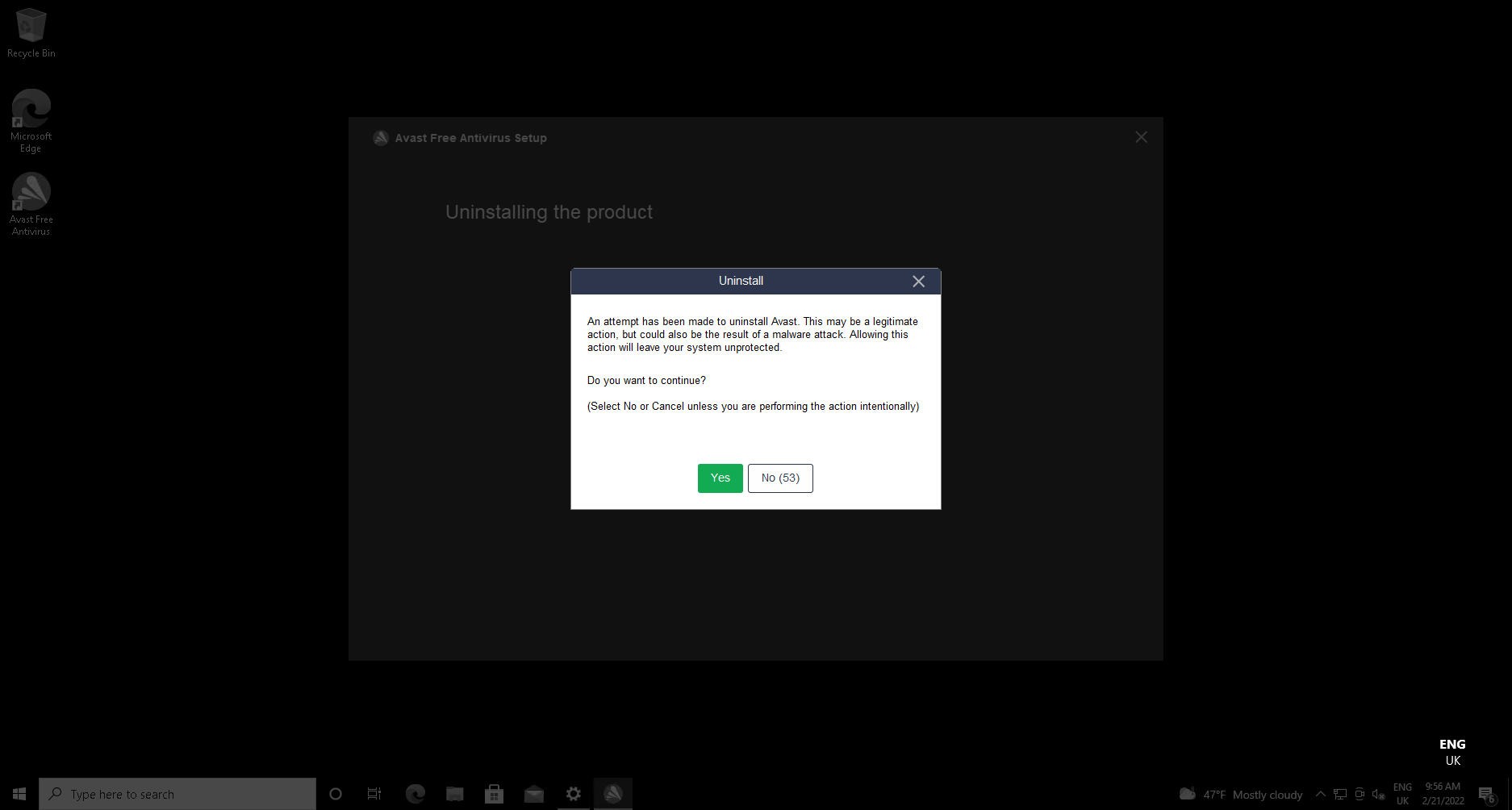 1645738367 785 Comment desinstaller Avast Antivirus