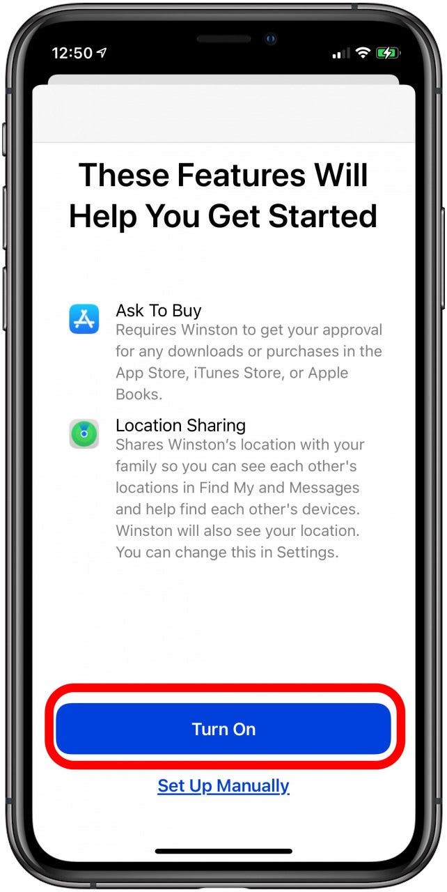 activer les services de localisation et demander à acheter