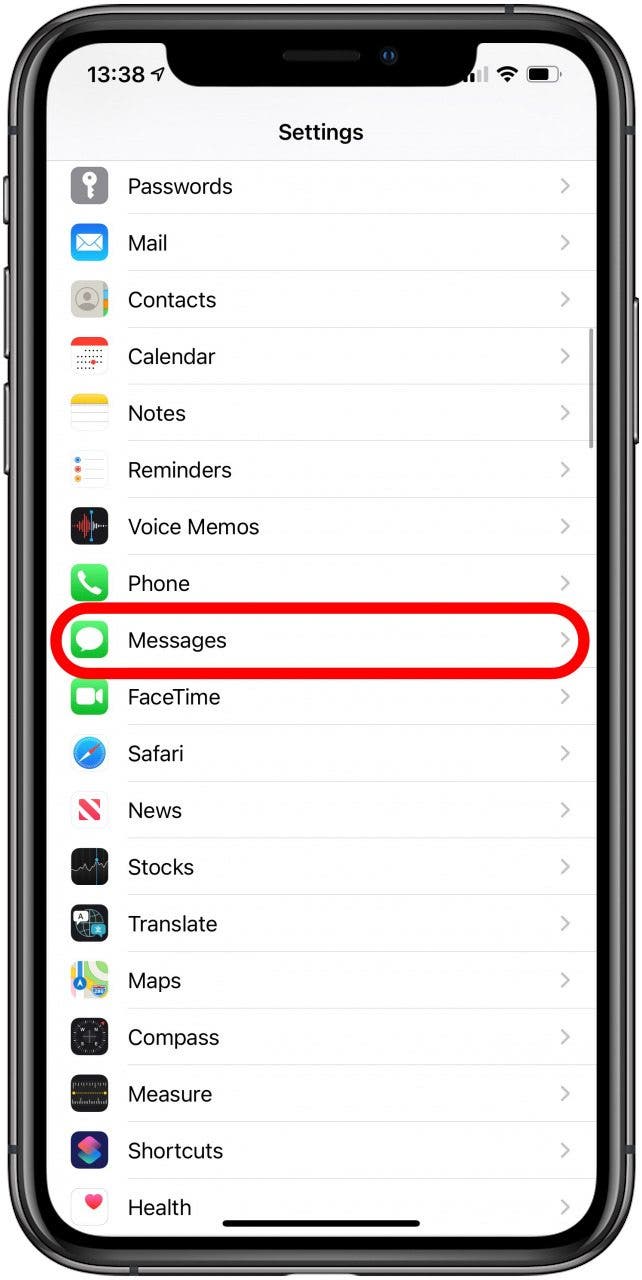 Messages ouverts.