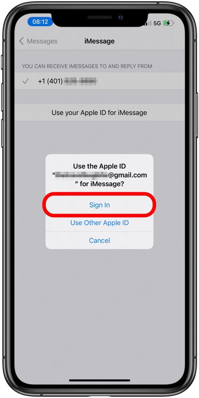 Appuyez sur Se connecter.