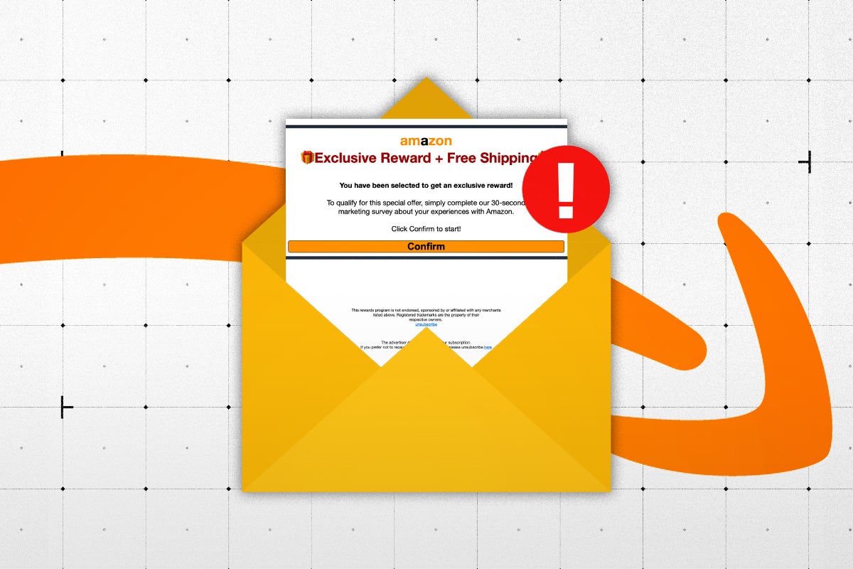 A quoi ressemble un e mail de phishing Amazon