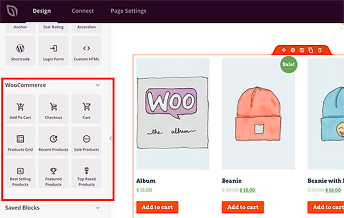 Créateur de conception WooCommerce SeedProd Créateur de conception WooCommerce SeedProd