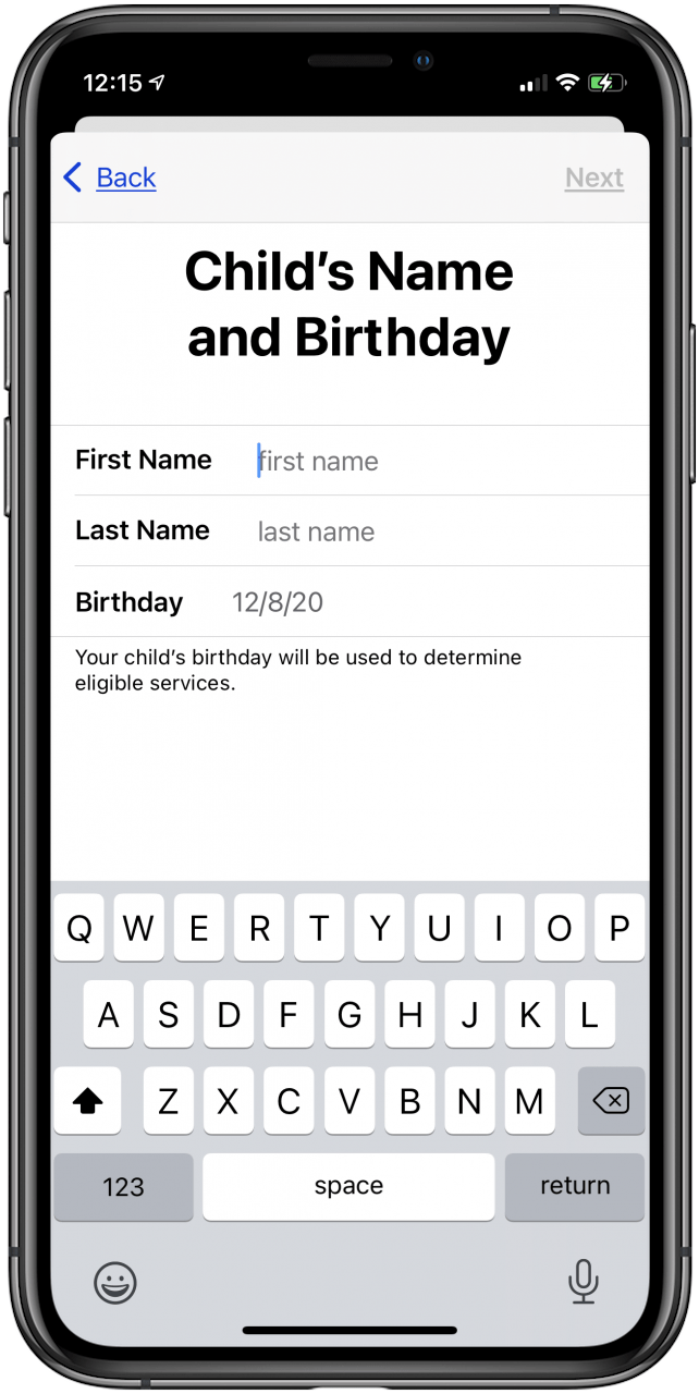 entrez le nom et la date de naissance