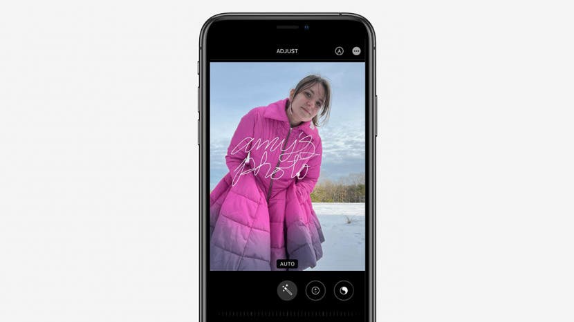 Comment filigraner des photos sur iPhone