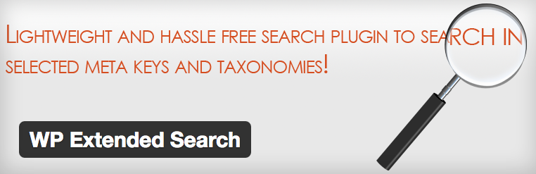 Plug-in de recherche étendue WP Plug-in de recherche étendue WP