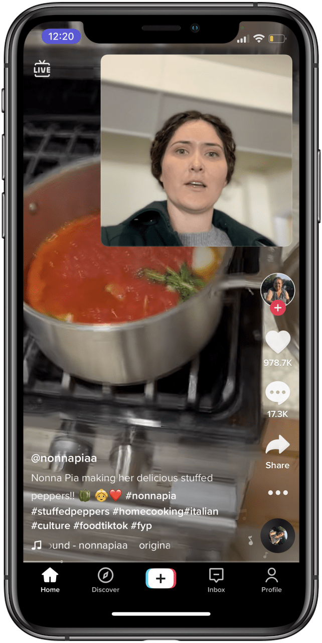 streaming facetime tiktok partagé