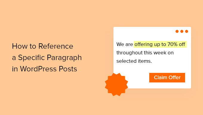 Comment referencer un paragraphe ou une phrase specifique dans les