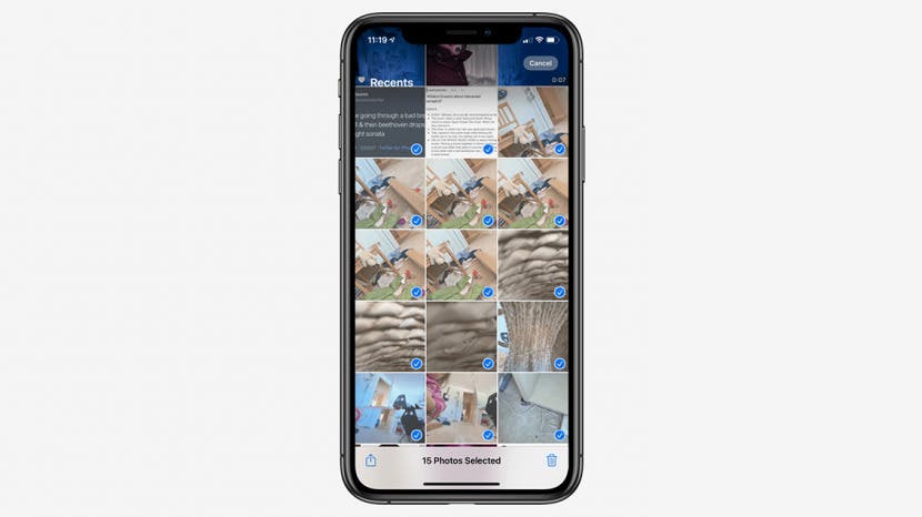 Comment supprimer plusieurs photos sur iPhone mise a jour 2022