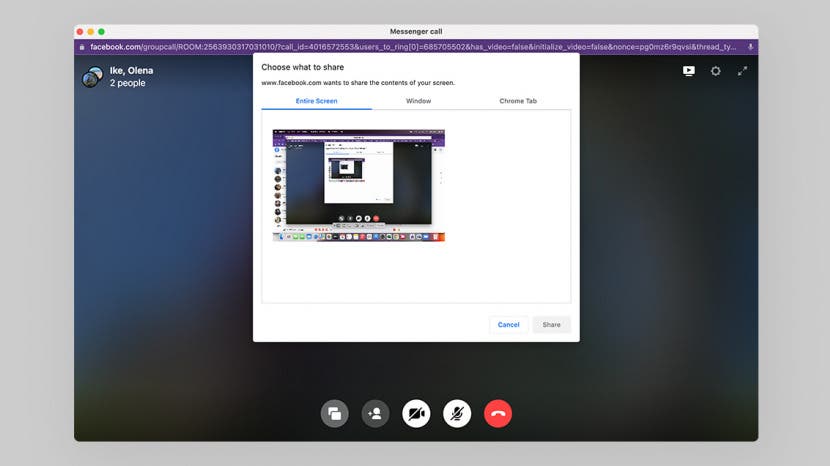 Comment utiliser le partage decran Facebook Messenger
