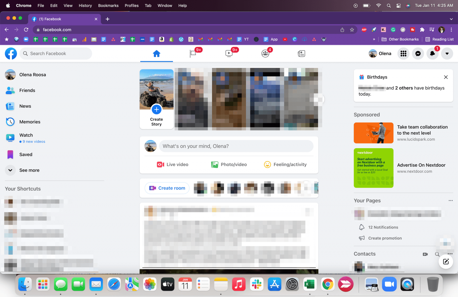 Ouvrez Facebook dans votre navigateur Internet - comment faites-vous facetime en direct sur facebook	