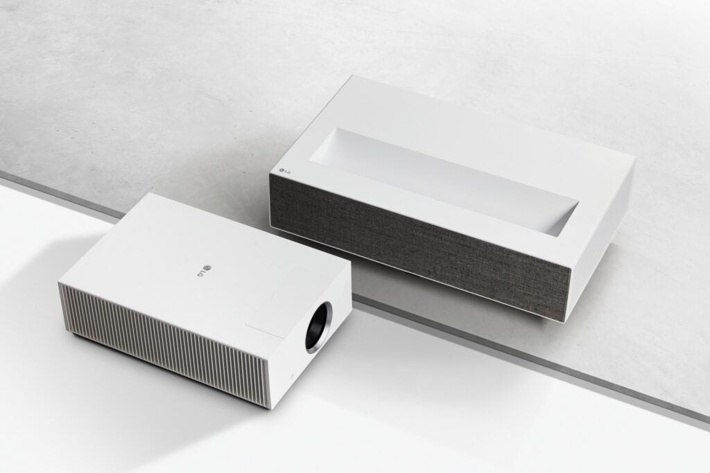 LG CineBeam nouveaux modèles côte à côte