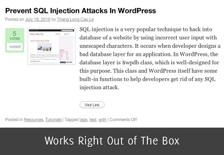 wordpress-digg-like WordPress Digg J'aime le site