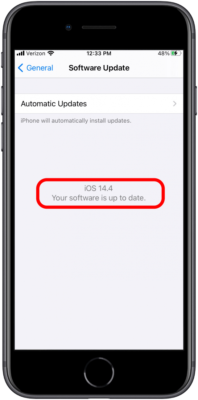 Mise à jour logicielle gelée de l'iPhone