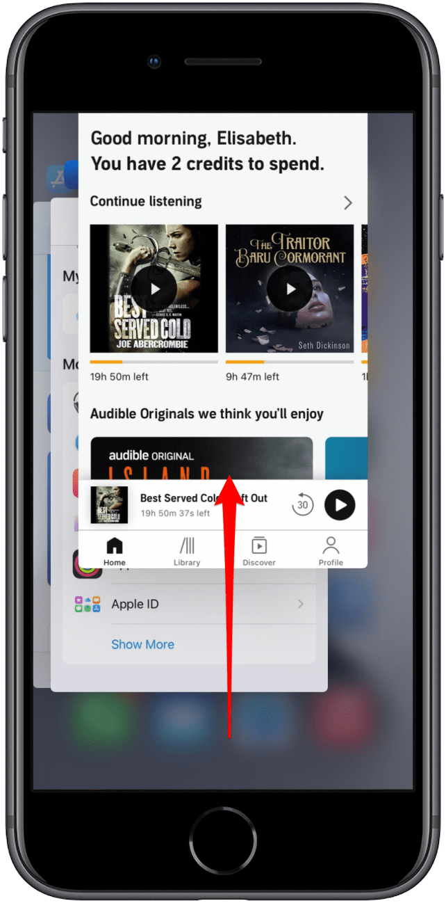 Forcer à quitter l'application