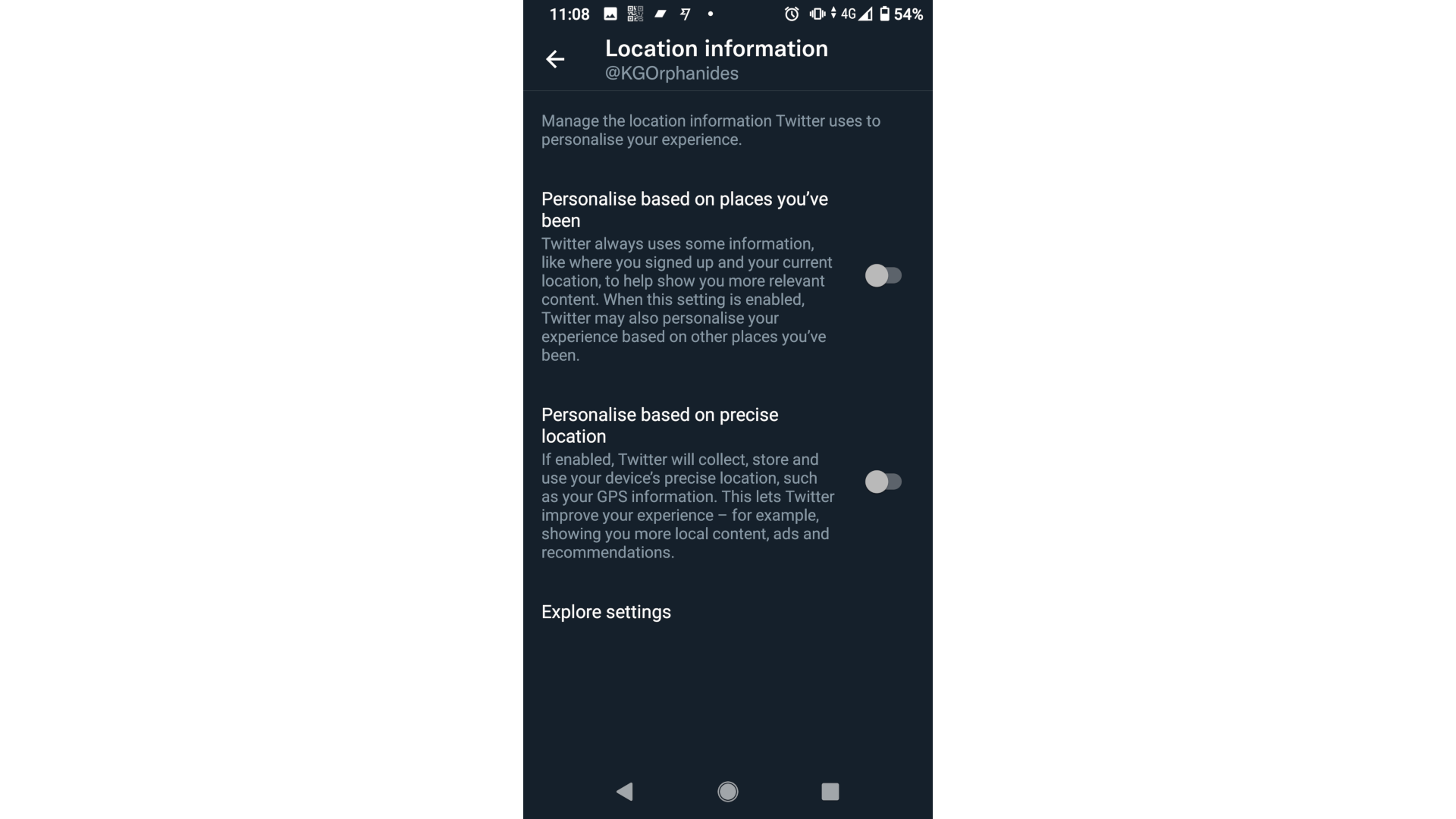 1646339105 927 Comment empecher Twitter dutiliser vos donnees de localisation sur Android