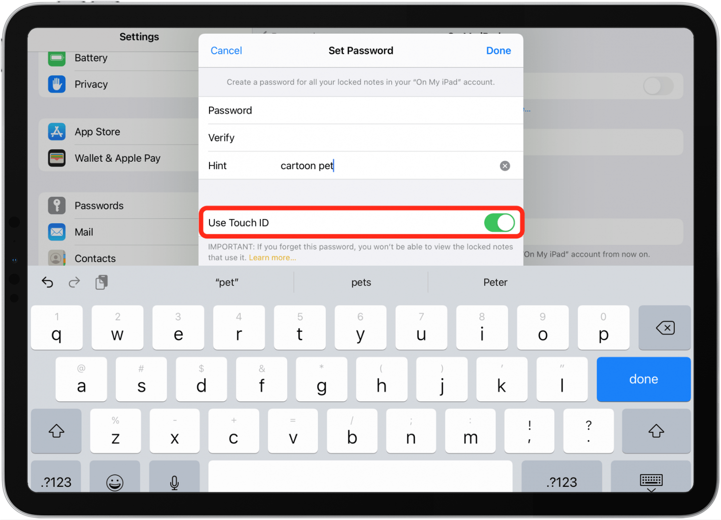 comment verrouiller les applications avec un mot de passe - application notes