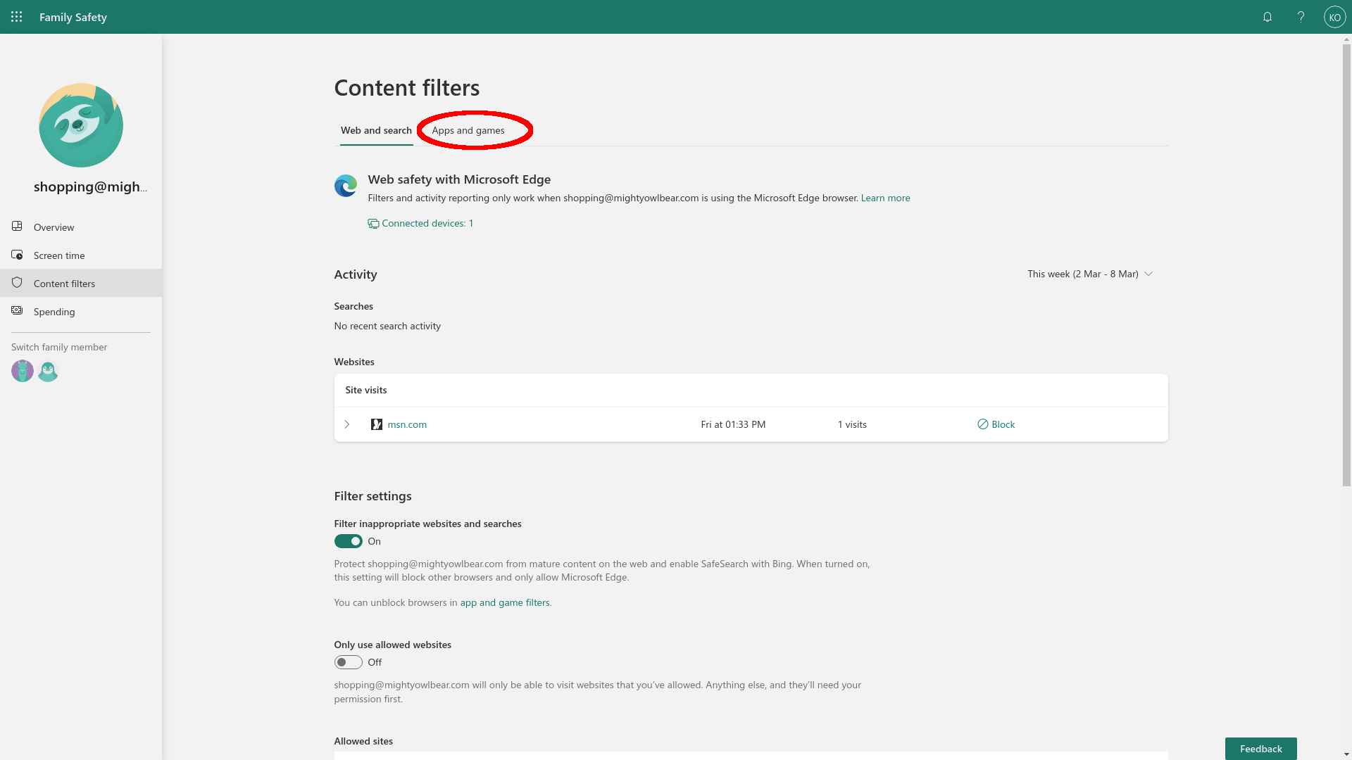 1647030734 625 Comment configurer les controles parentaux dans Microsoft Family Safety