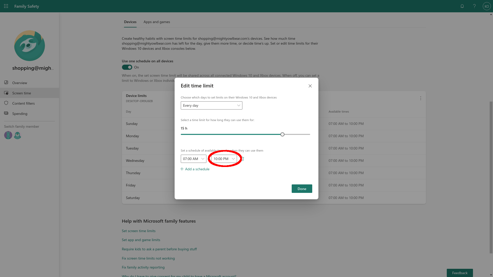 1647030734 825 Comment configurer les controles parentaux dans Microsoft Family Safety