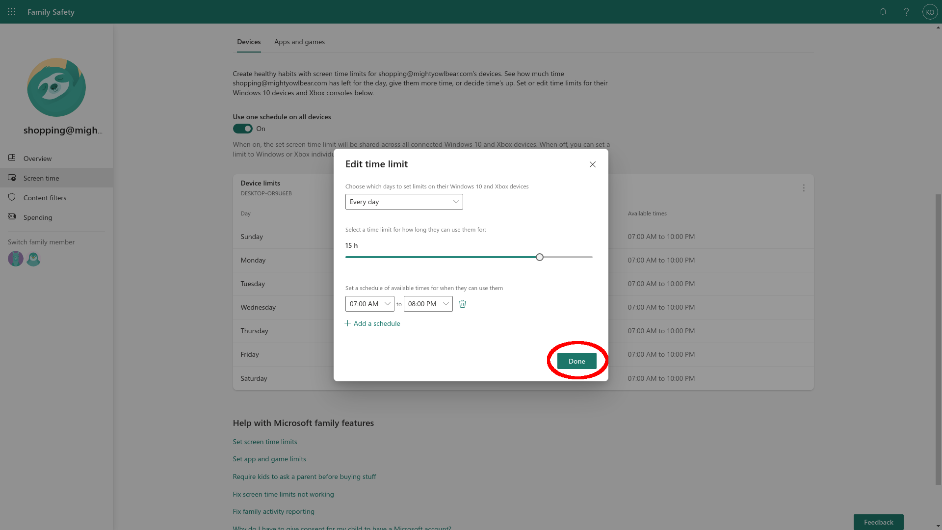 1647030734 840 Comment configurer les controles parentaux dans Microsoft Family Safety
