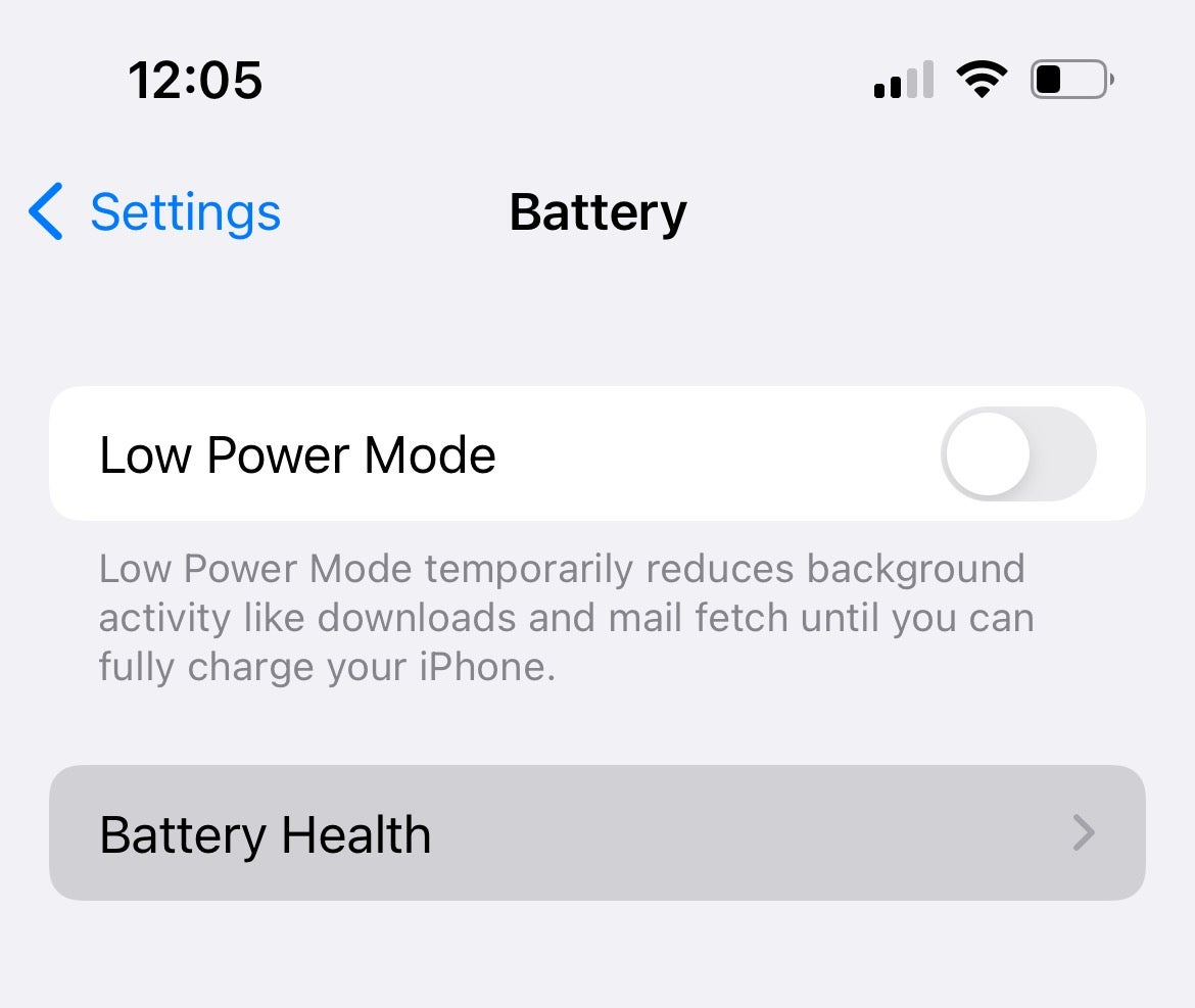 1647049247 57 Comment verifier letat de la batterie sur iPhone