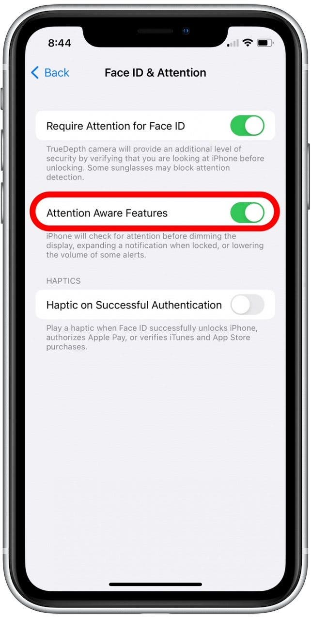 1647306484 790 Comment desactiver les fonctions dattention de votre iPhone