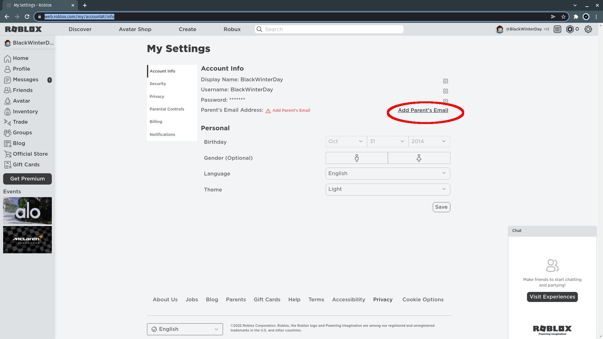 1647554177 877 Comment creer et gerer un compte Roblox de moins de