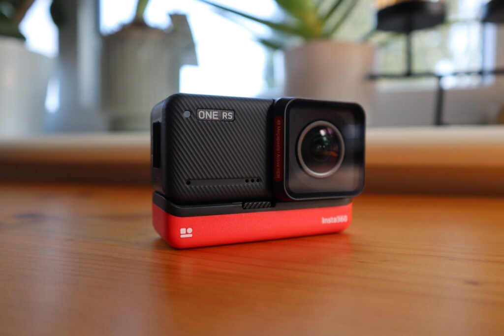 L'Insta360 One RS avec l'objectif 4K Boost