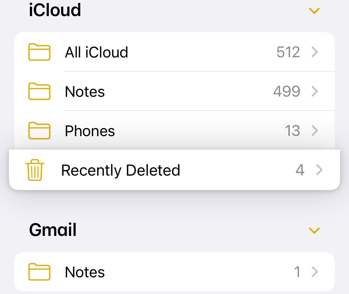 1648245612 992 Comment recuperer des notes supprimees sur liPhone