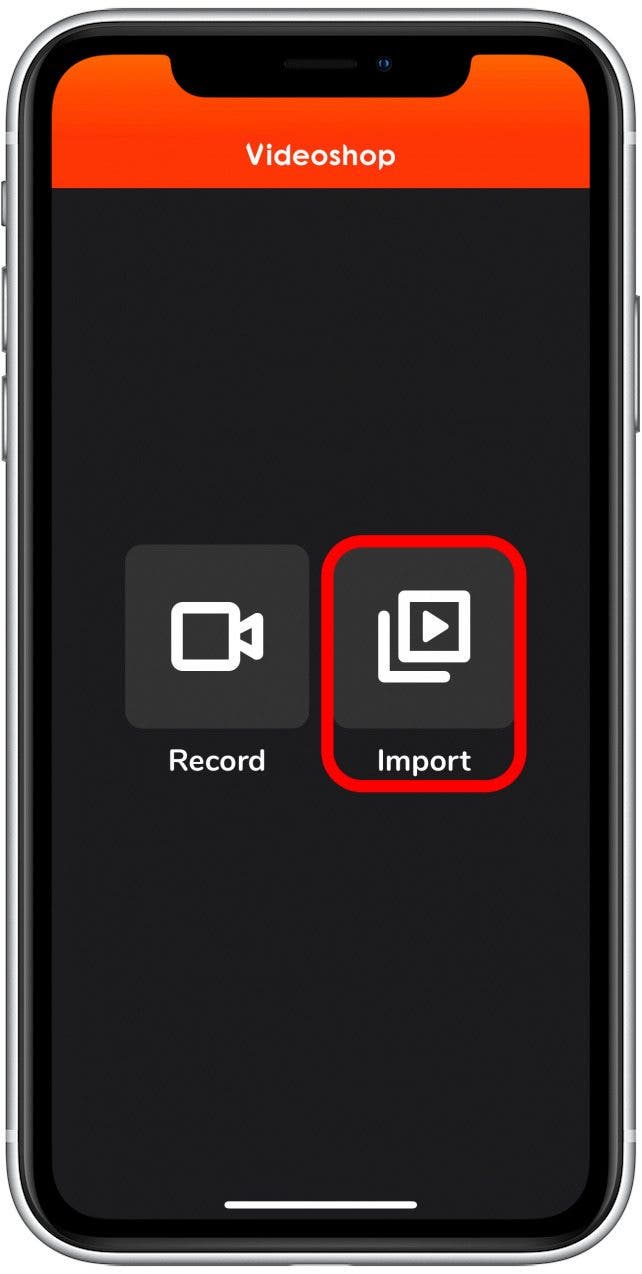 Appuyez sur Vidéo.