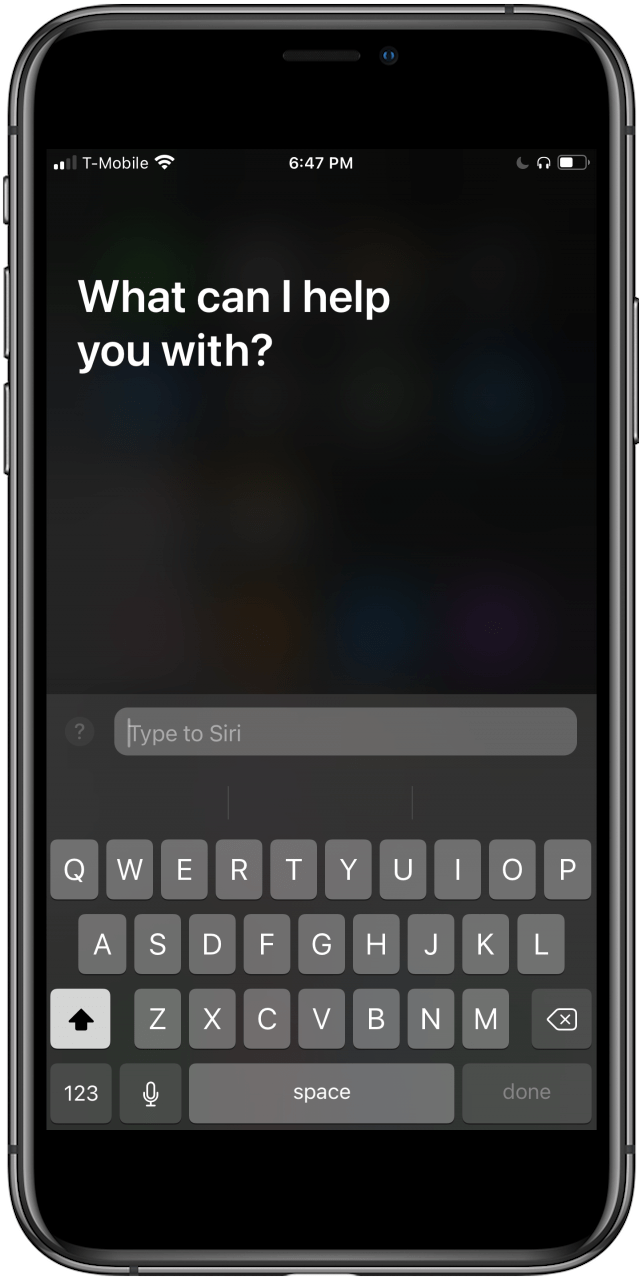 Activez Siri via le bouton d'accueil ou le bouton latéral de votre iPhone