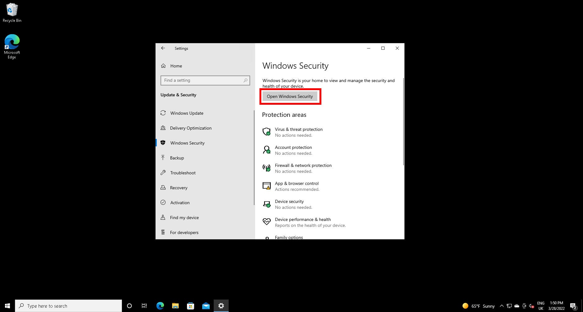 1648581864 415 Comment desactiver Microsoft Defender
