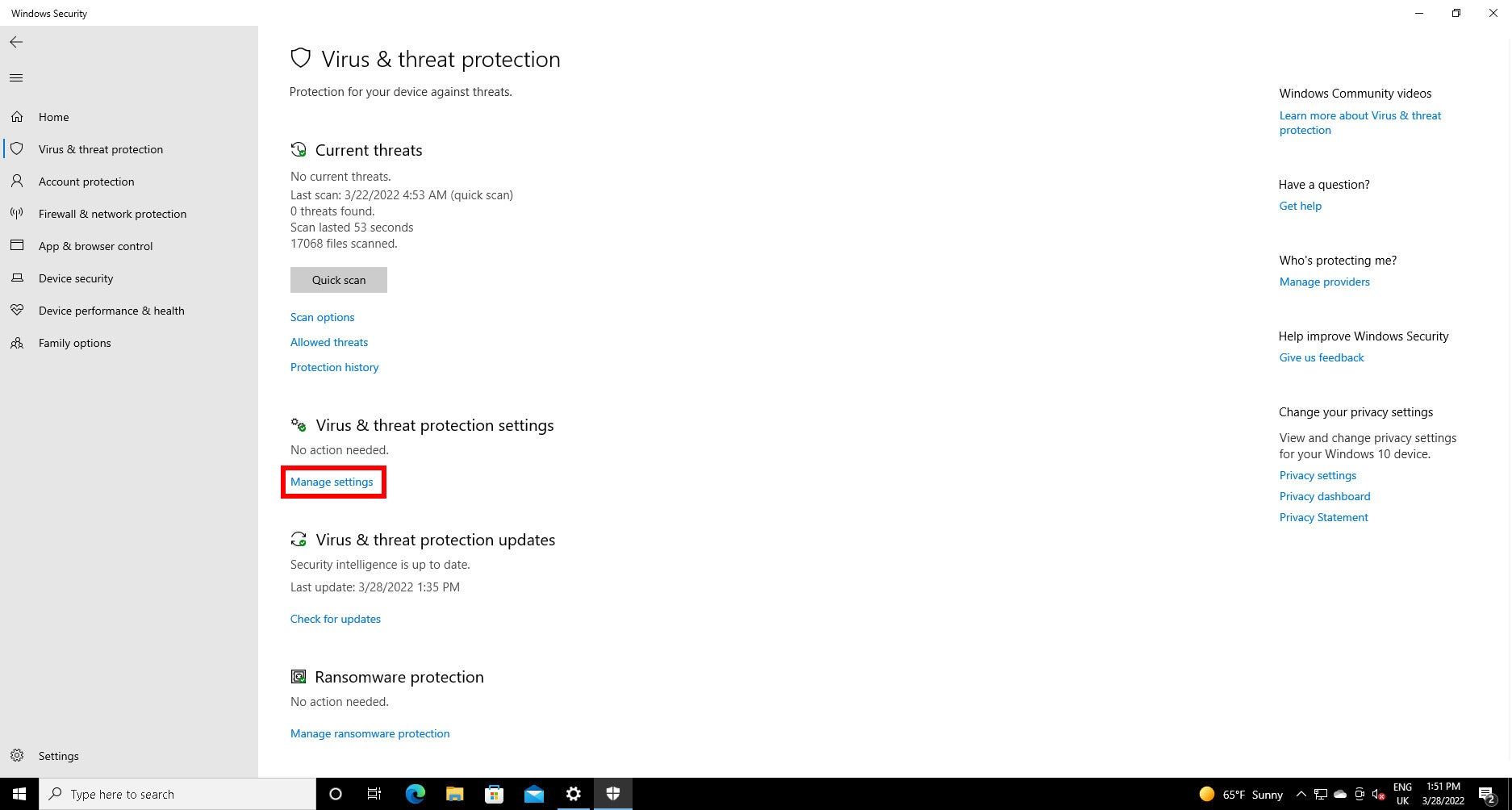 1648581864 447 Comment desactiver Microsoft Defender