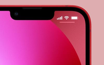 pourcentage de batterie iphone 13 notch