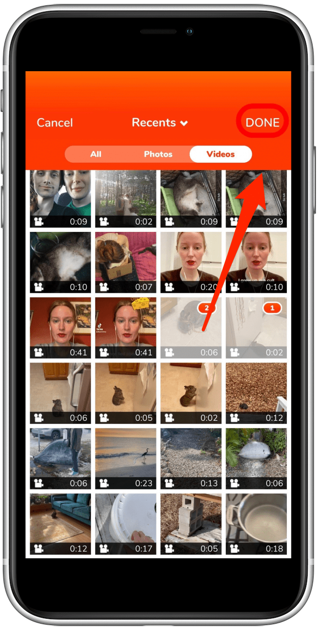 Comment combiner 2 videos sur un iPhone