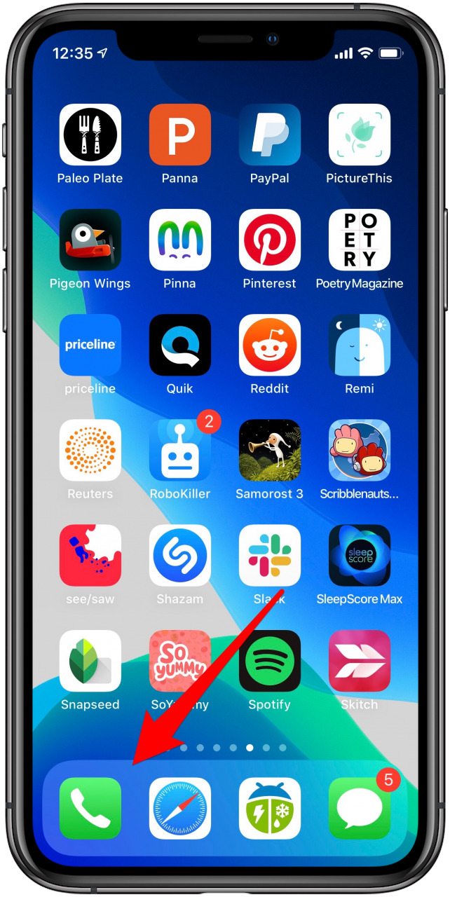 application pour téléphone iphone