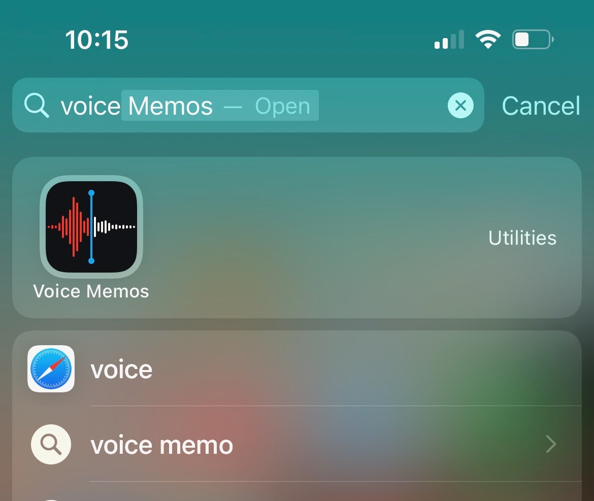 Comment enregistrer la voix sur un iPhone