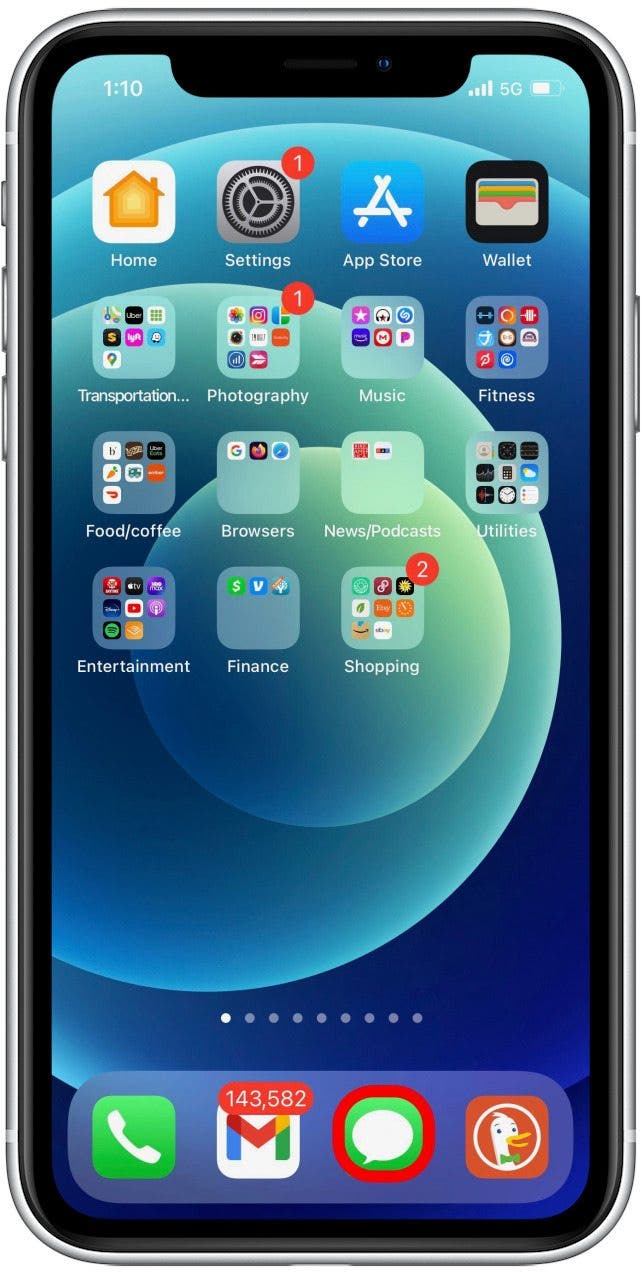 Comment envoyer des ballons sur iPhone