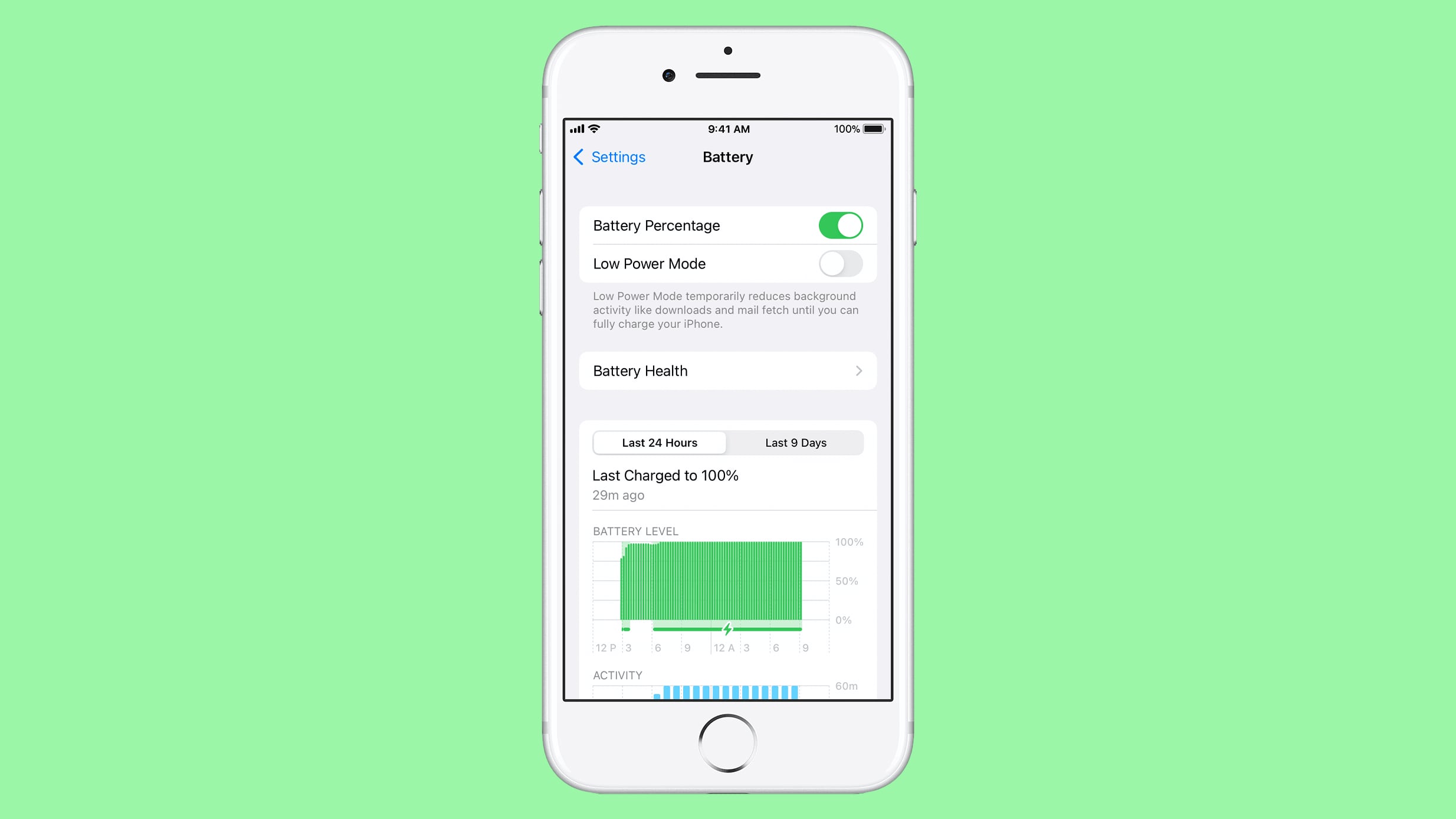 Comment verifier letat de la batterie sur iPhone