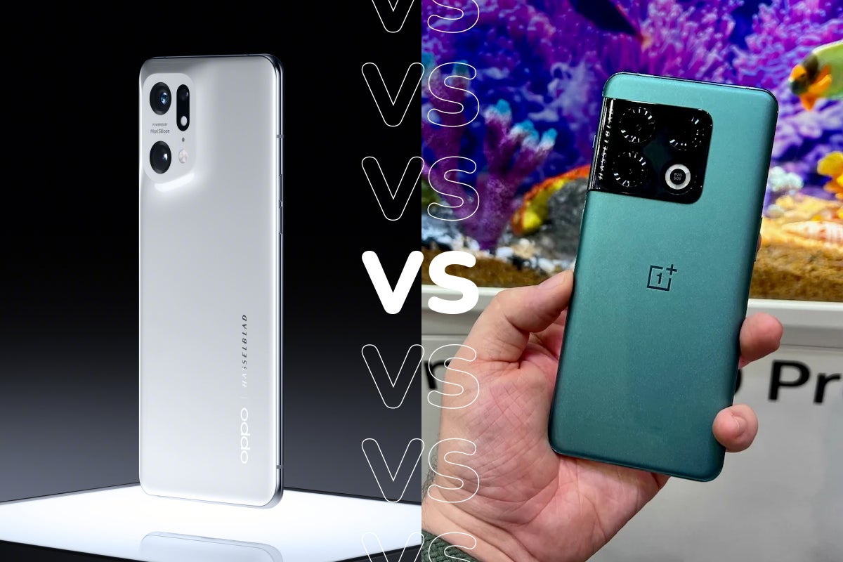 Oppo Find X5 Pro vs OnePlus 10 Pro lequel