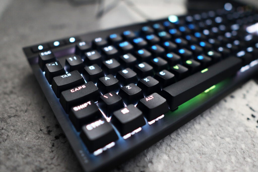 Un regard sur les touches Corsair K70 RGB Pro