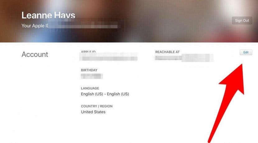 comment supprimer l'identifiant apple